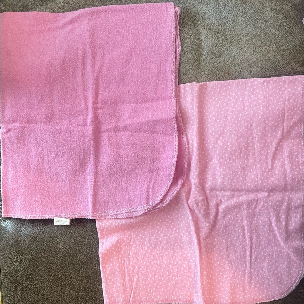 Pink Baby Blanket Set